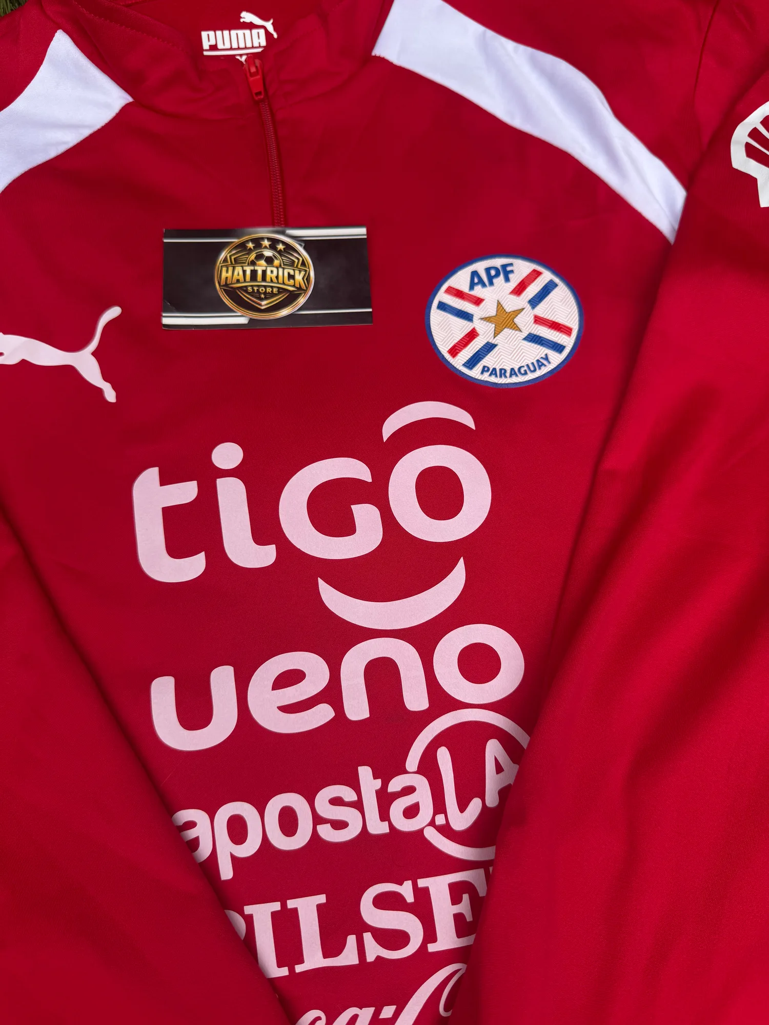 Mangas Largas Paraguay rojo