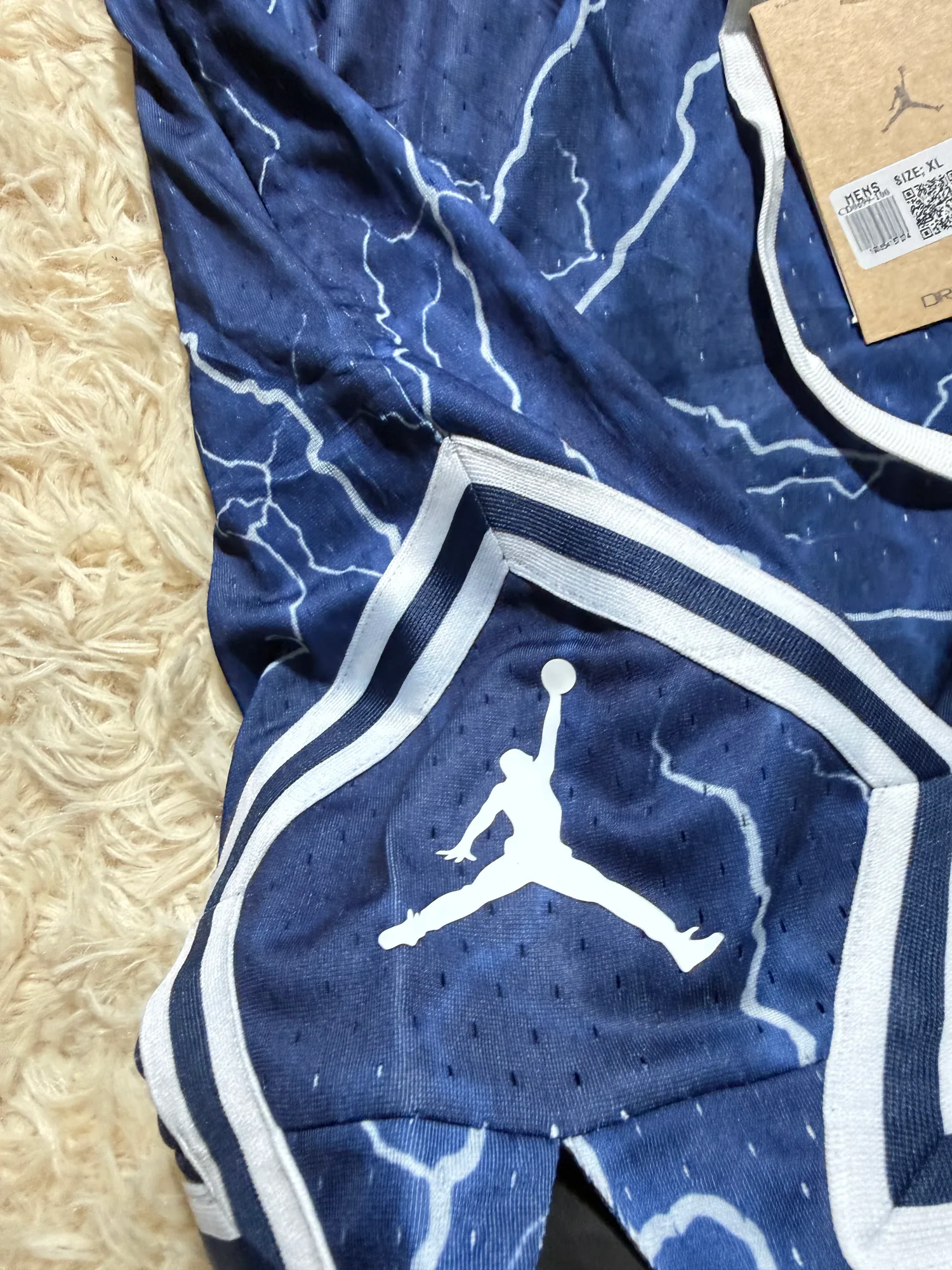Short Jordan Estampado Azul