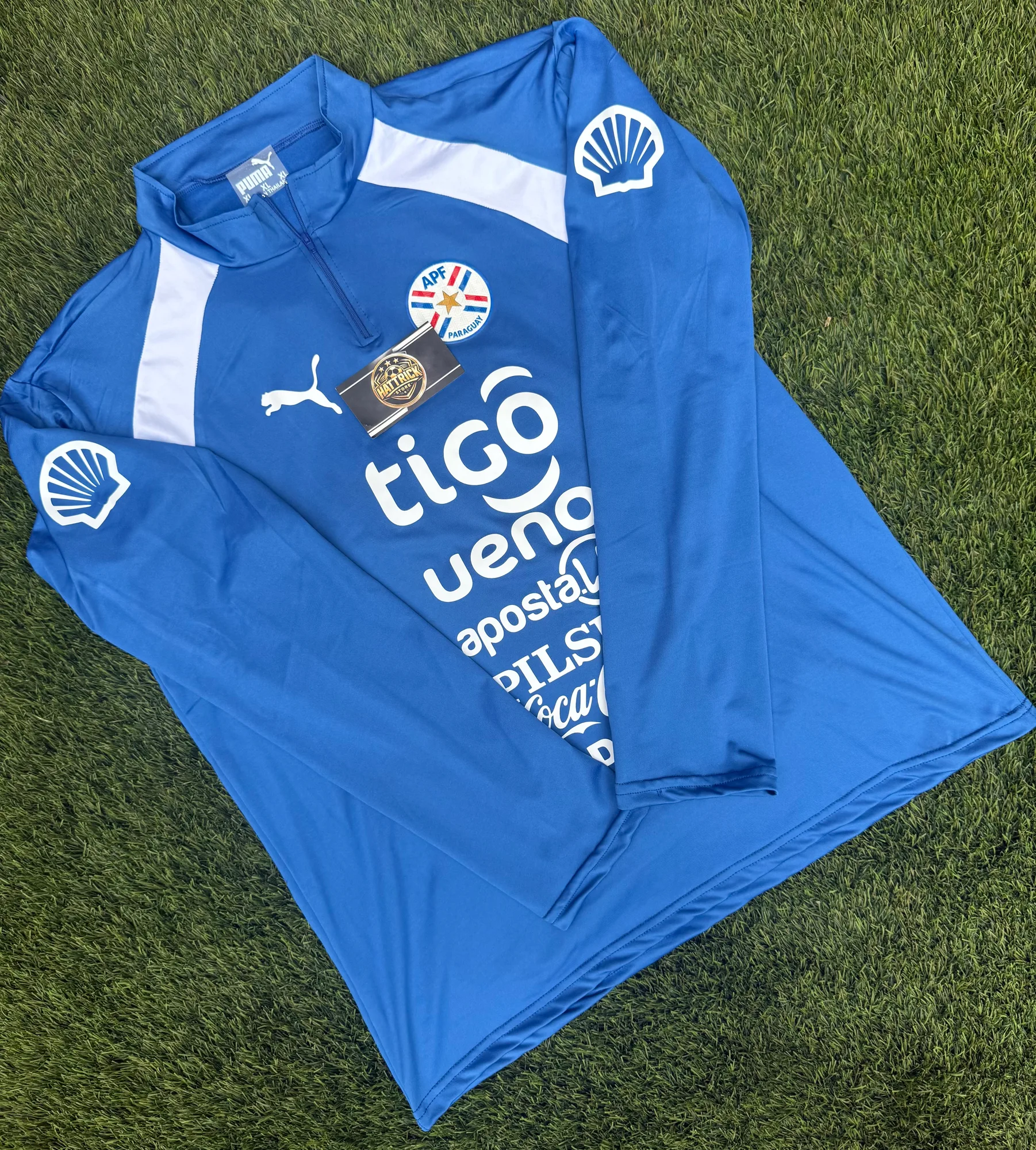 Mangas largas Paraguay Azul