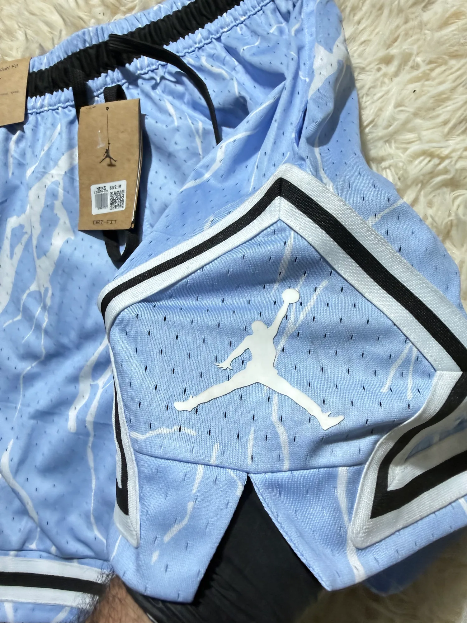 Short Jordan Estampado Celeste
