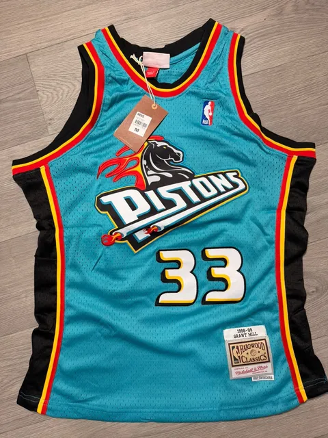Jersey Pistons Hill#33