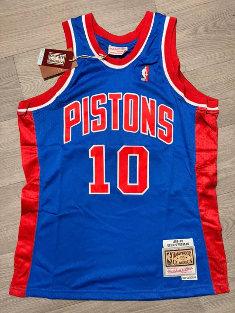 Jersey Pistons Rodman#10