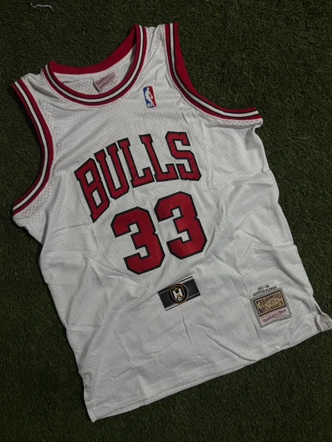 Jersey Bulls Pippen#33 blanco