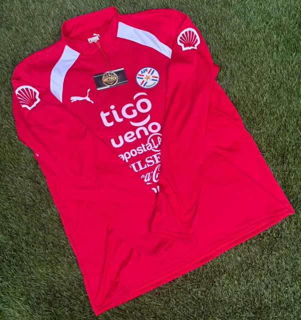 Mangas Largas Paraguay rojo