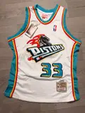 Jersey Detroit Pistons#33 Hill