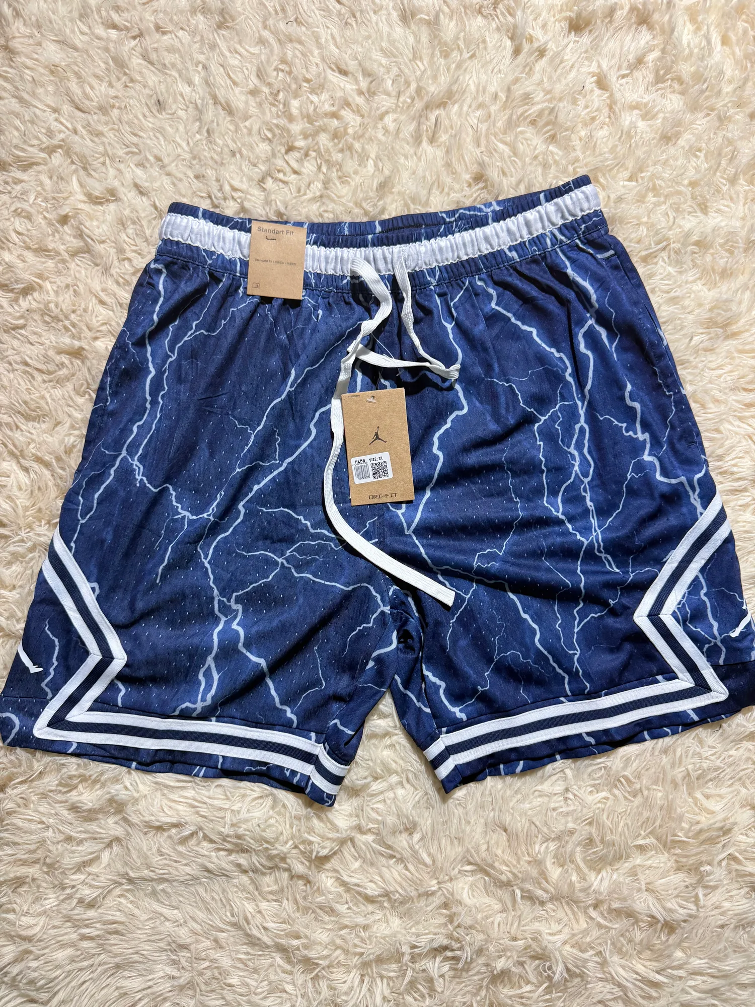 Short Jordan Estampado Azul