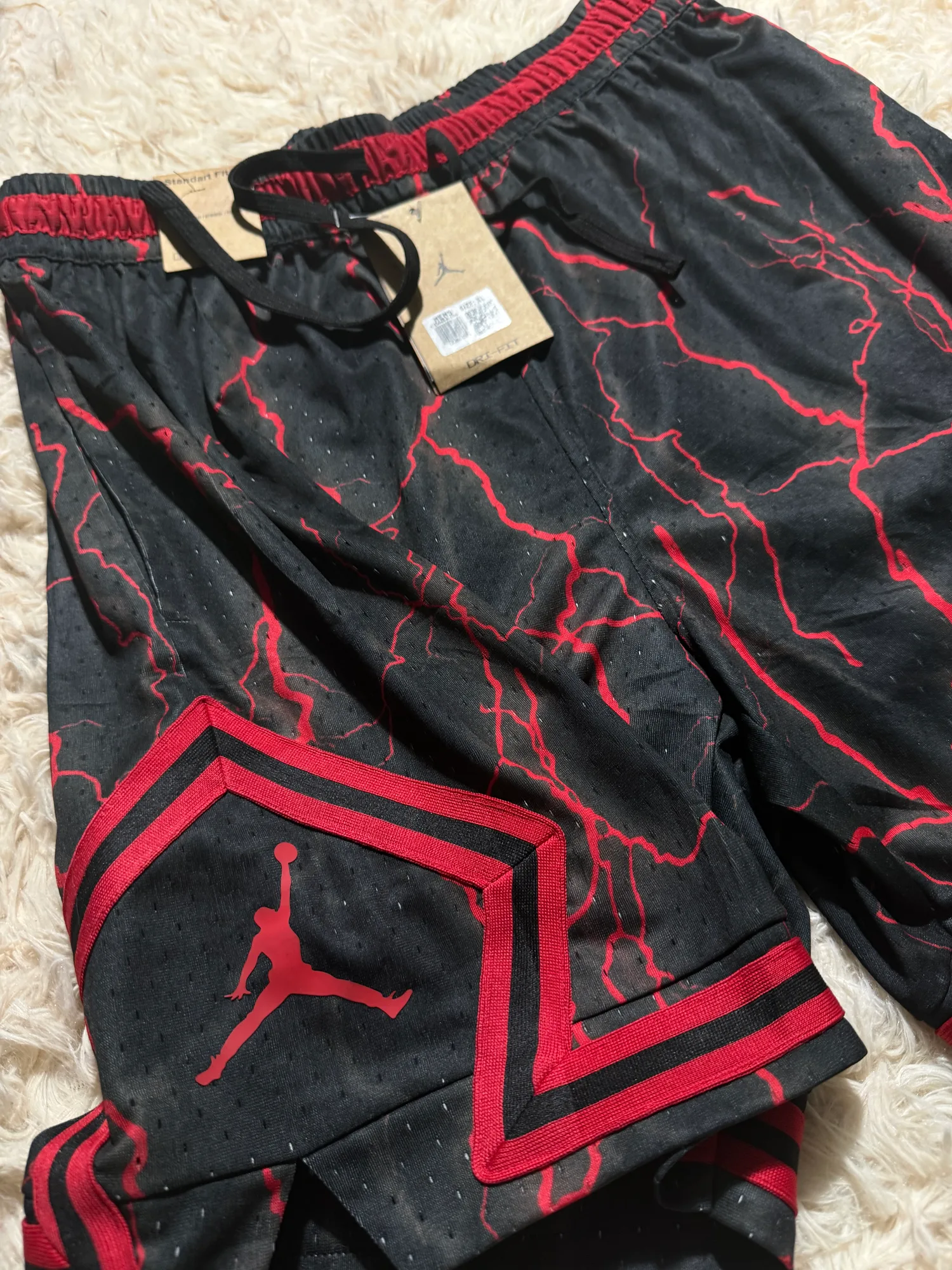 Short Jordan Estampado Rojo