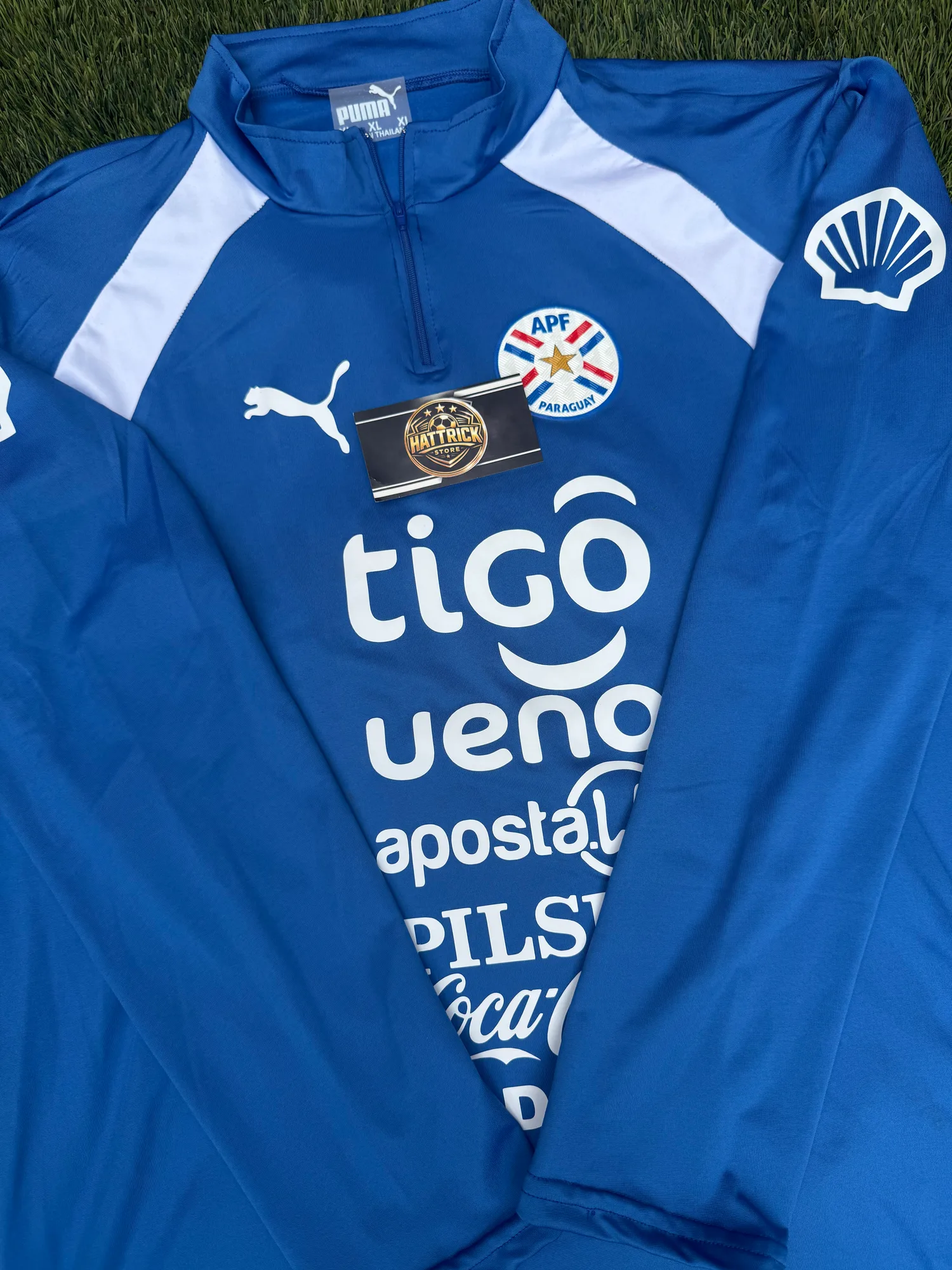 Mangas largas Paraguay Azul