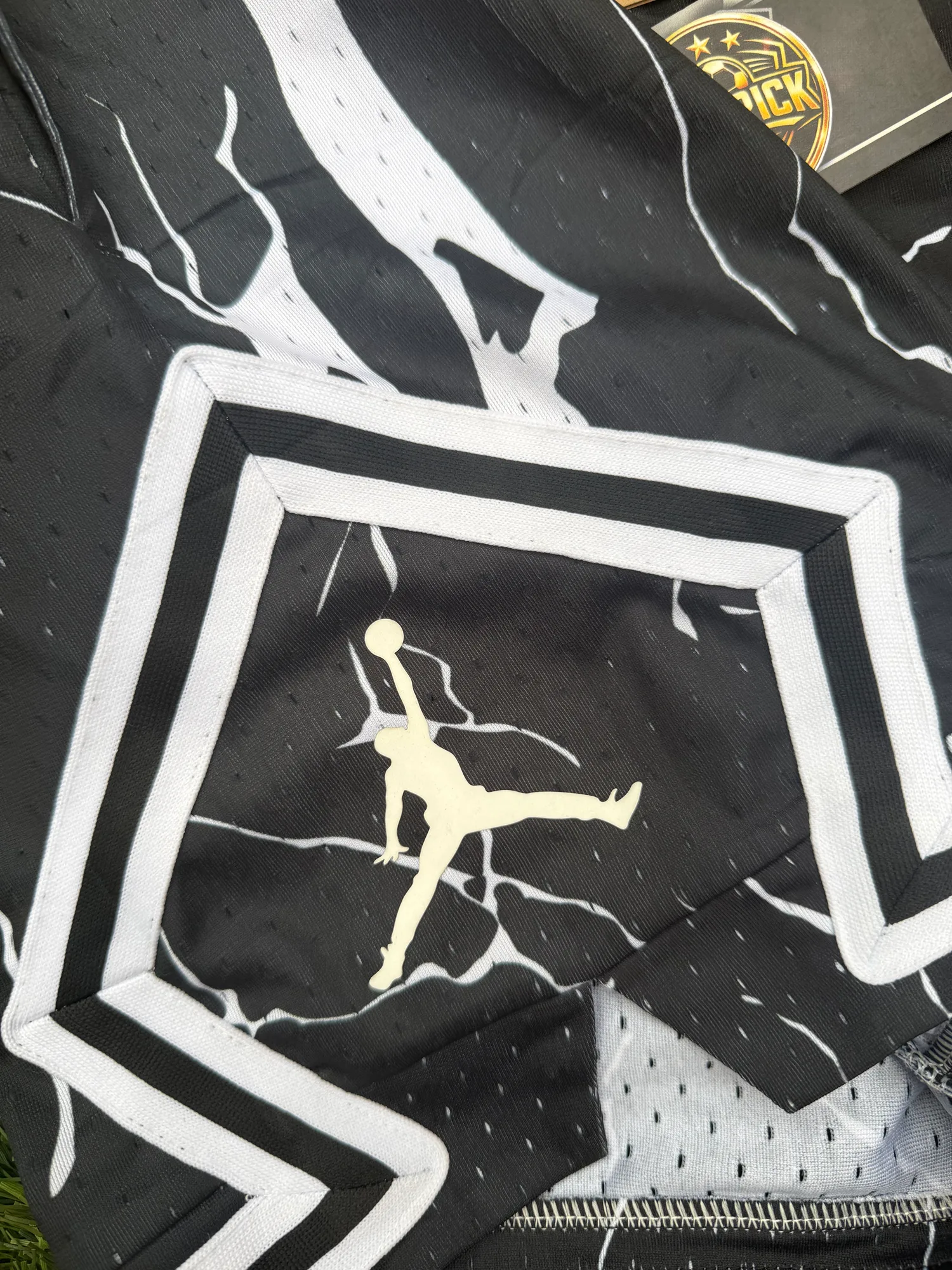 Short Jordan Estampado Negro